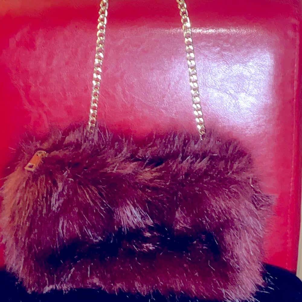 Faux Fur Handbag